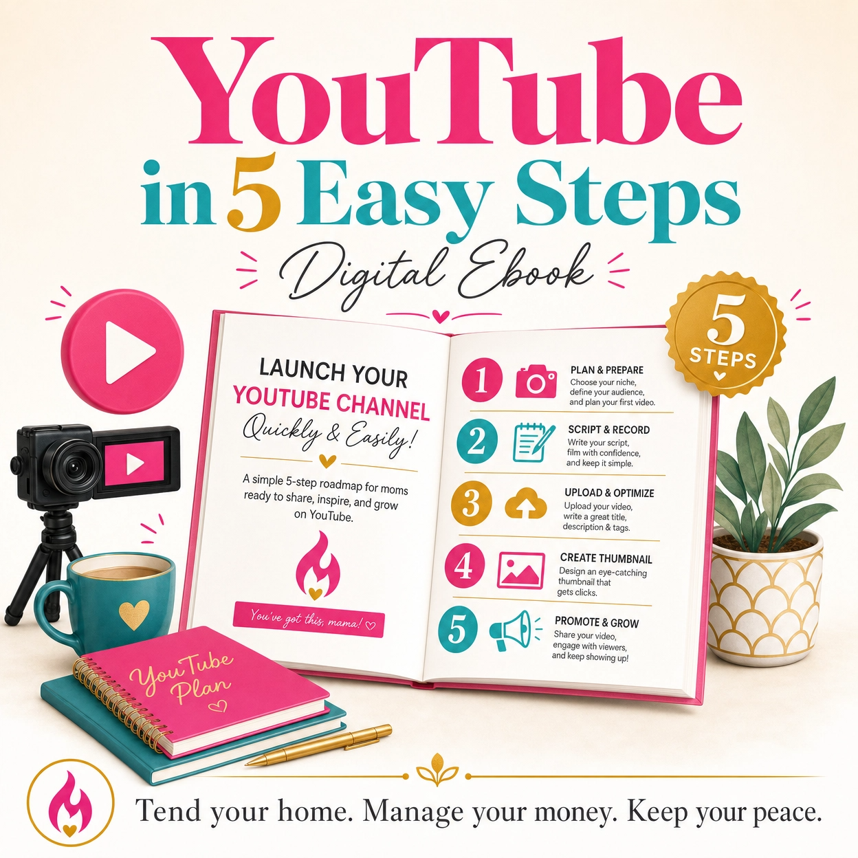 YouTube in 5 Easy Steps